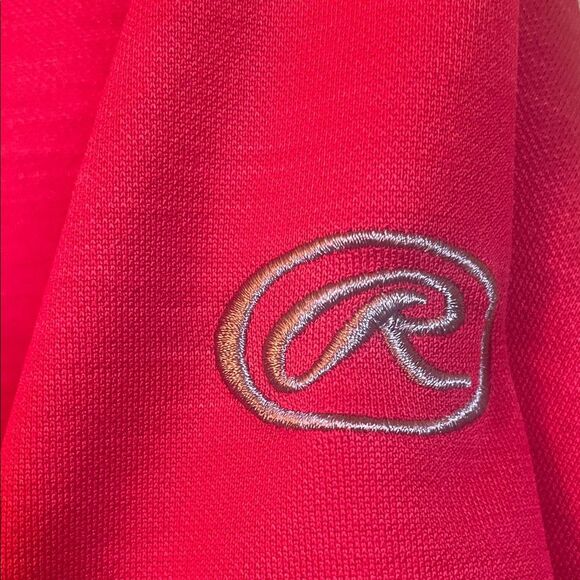 Rawlings boys youth xl Vibrant Red hoodie with zip front pocket - Picture 5 of 5